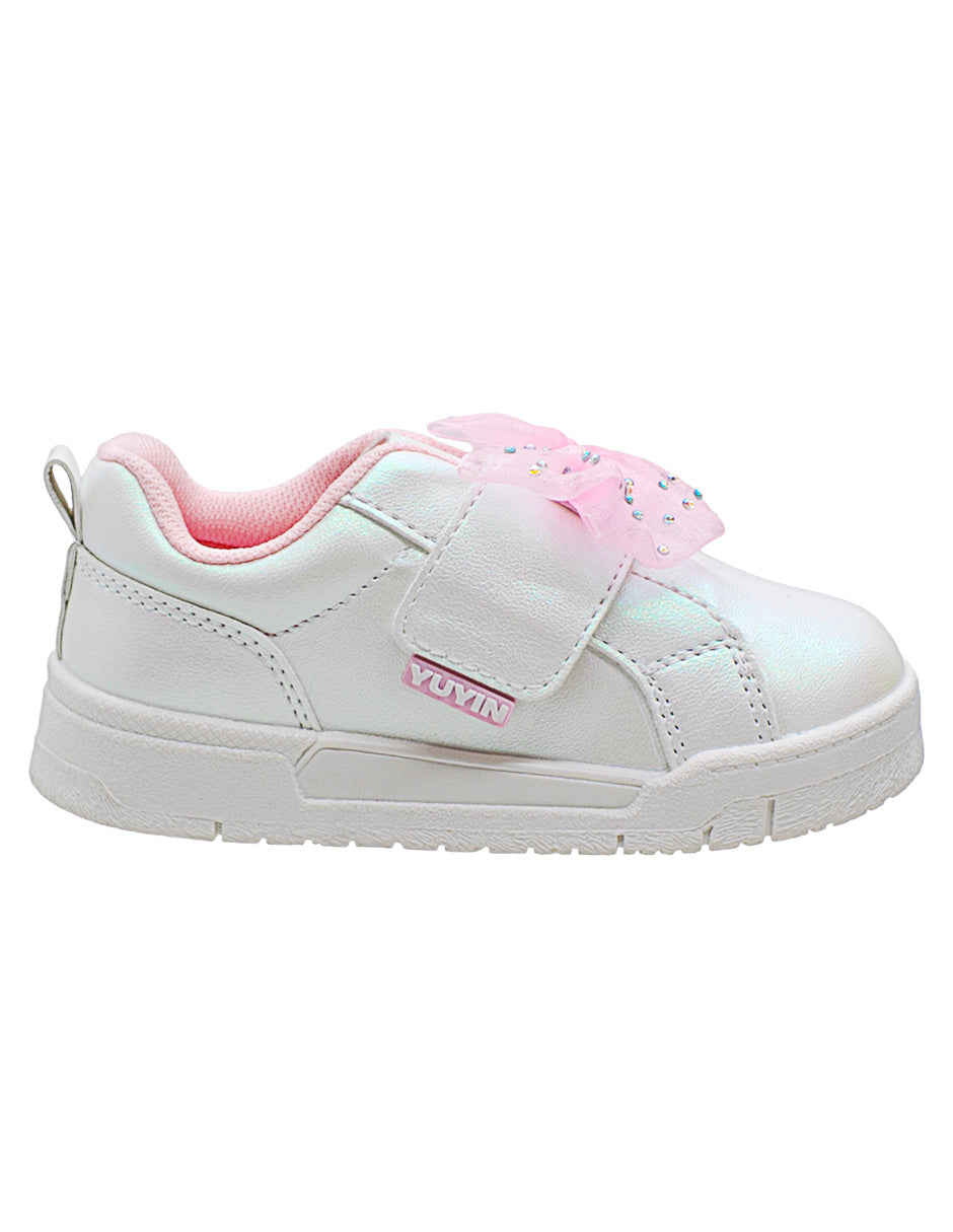 Tenis Para Niña Yuyin Blanco
