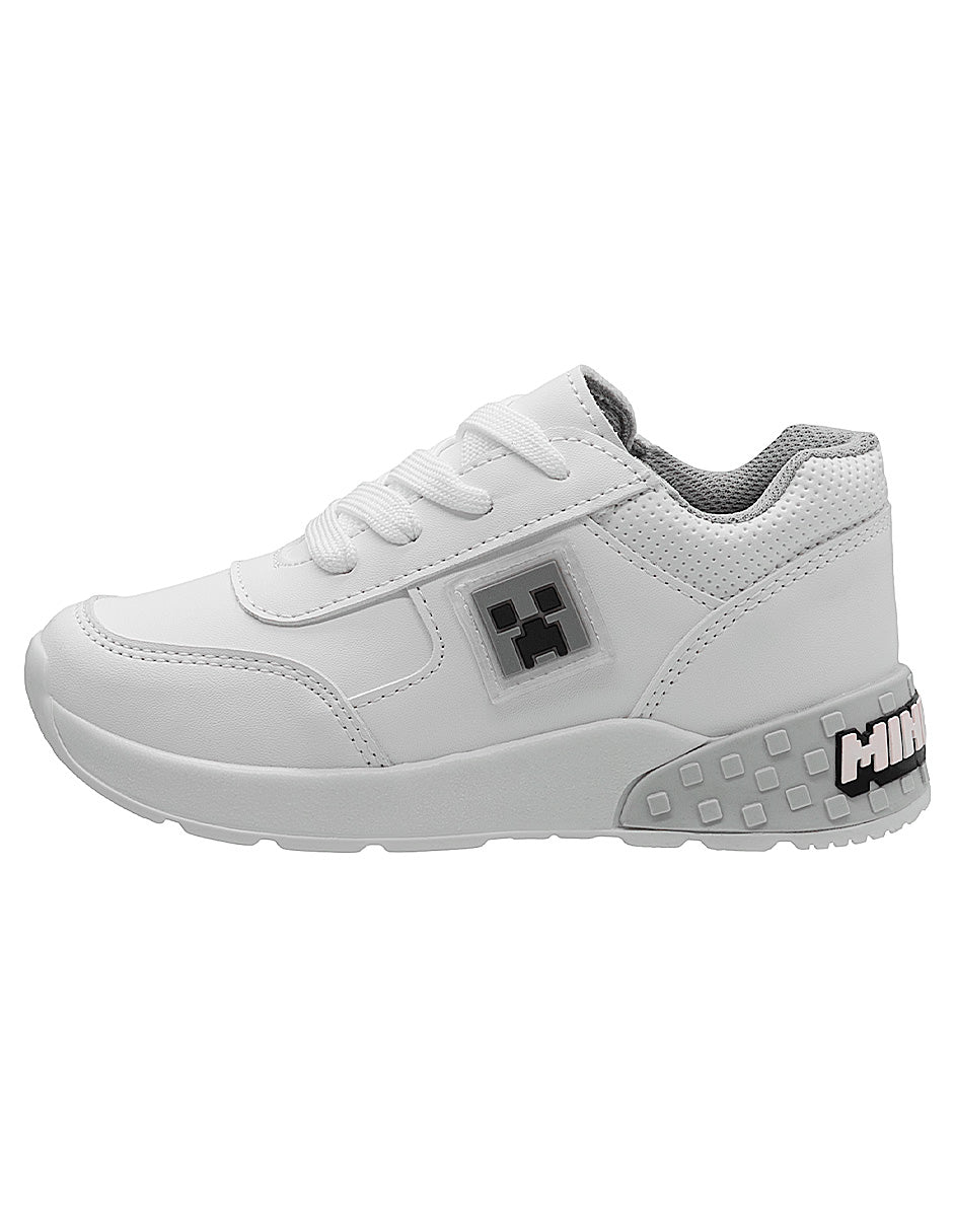 Tenis Escolares Choclo Blancos Creeper Niño Yuyin.