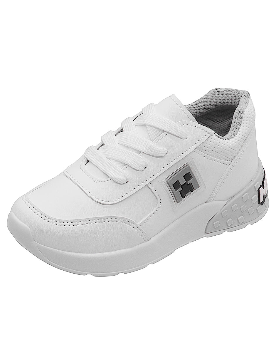 Tenis Escolares Choclo Blancos Creeper Niño Yuyin.