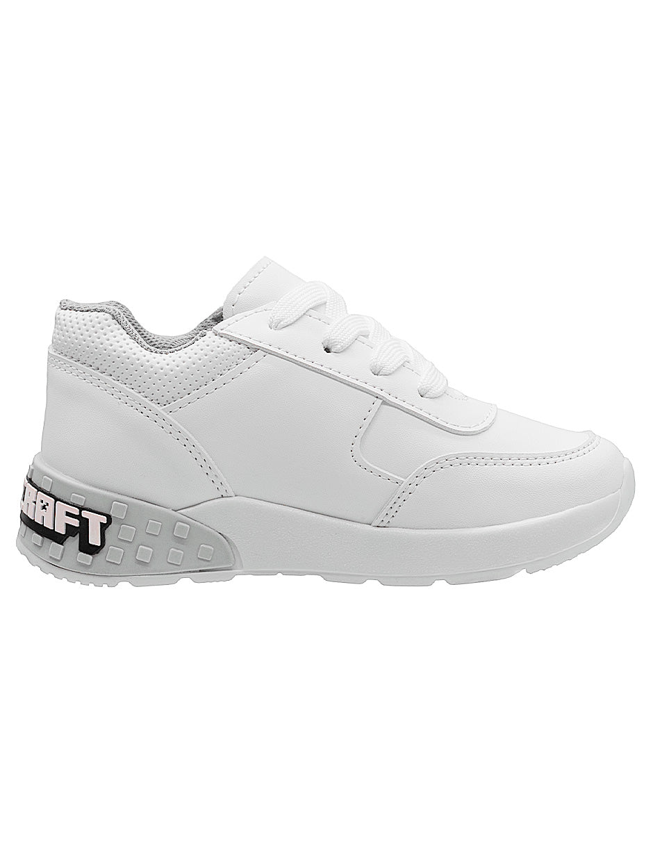 Tenis Escolares Choclo Blancos Creeper Niño Yuyin.