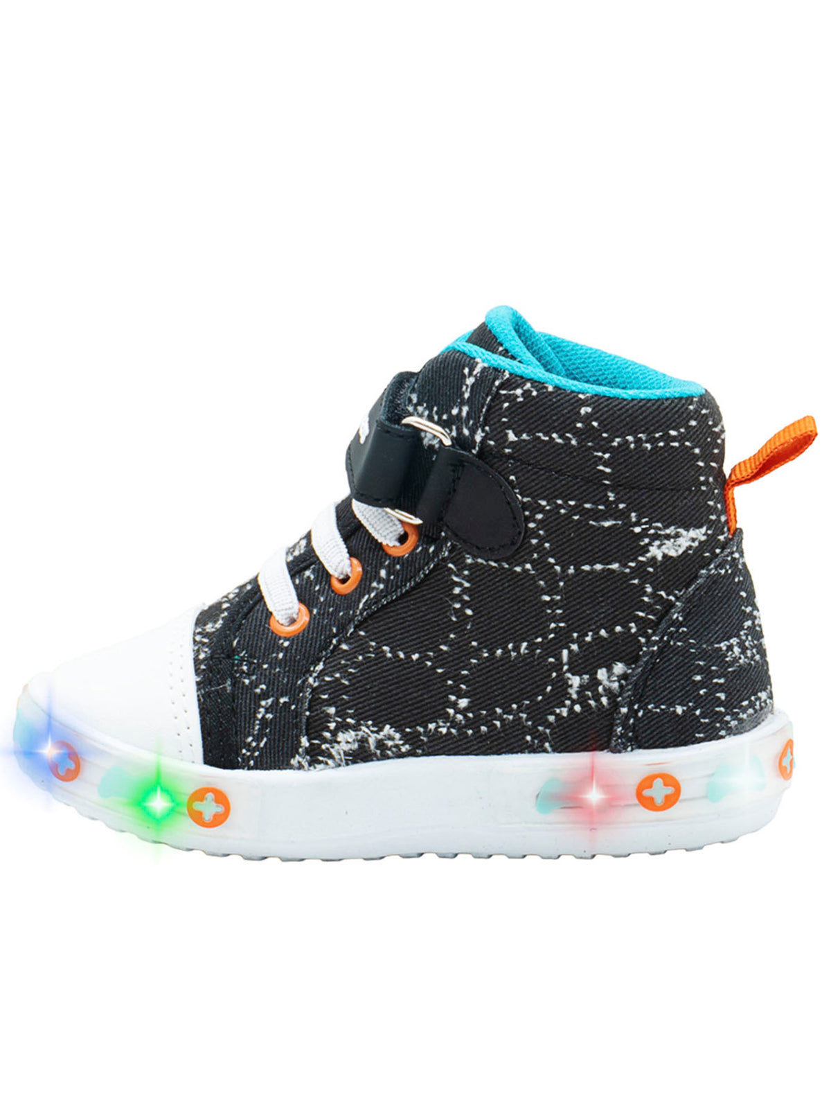 Tenis ArmyIII LED Negro Niño Gamer Bubble Gummers®