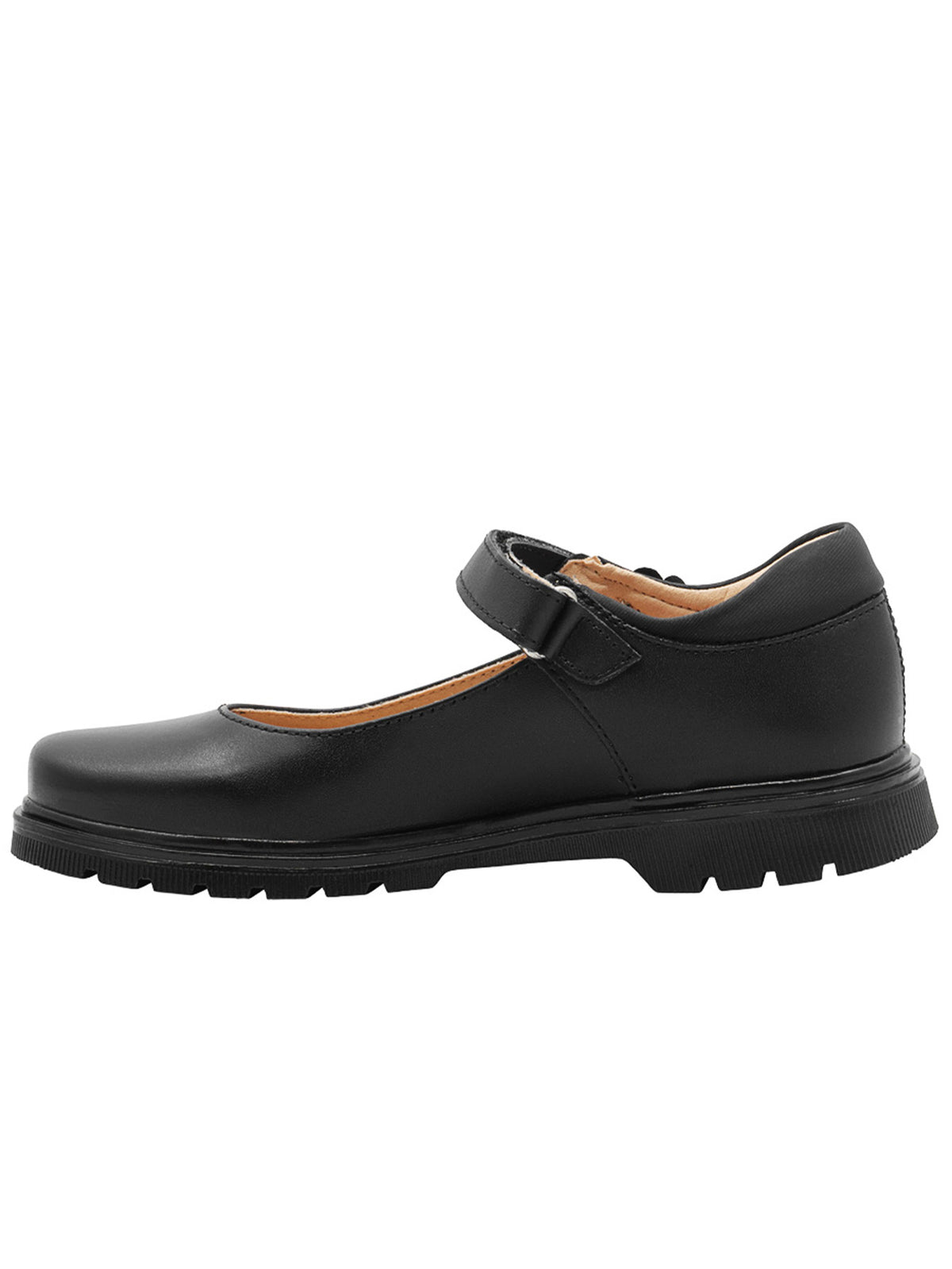 Zapato Escolar Niña Tipo Mary Jane Negro Yuyin